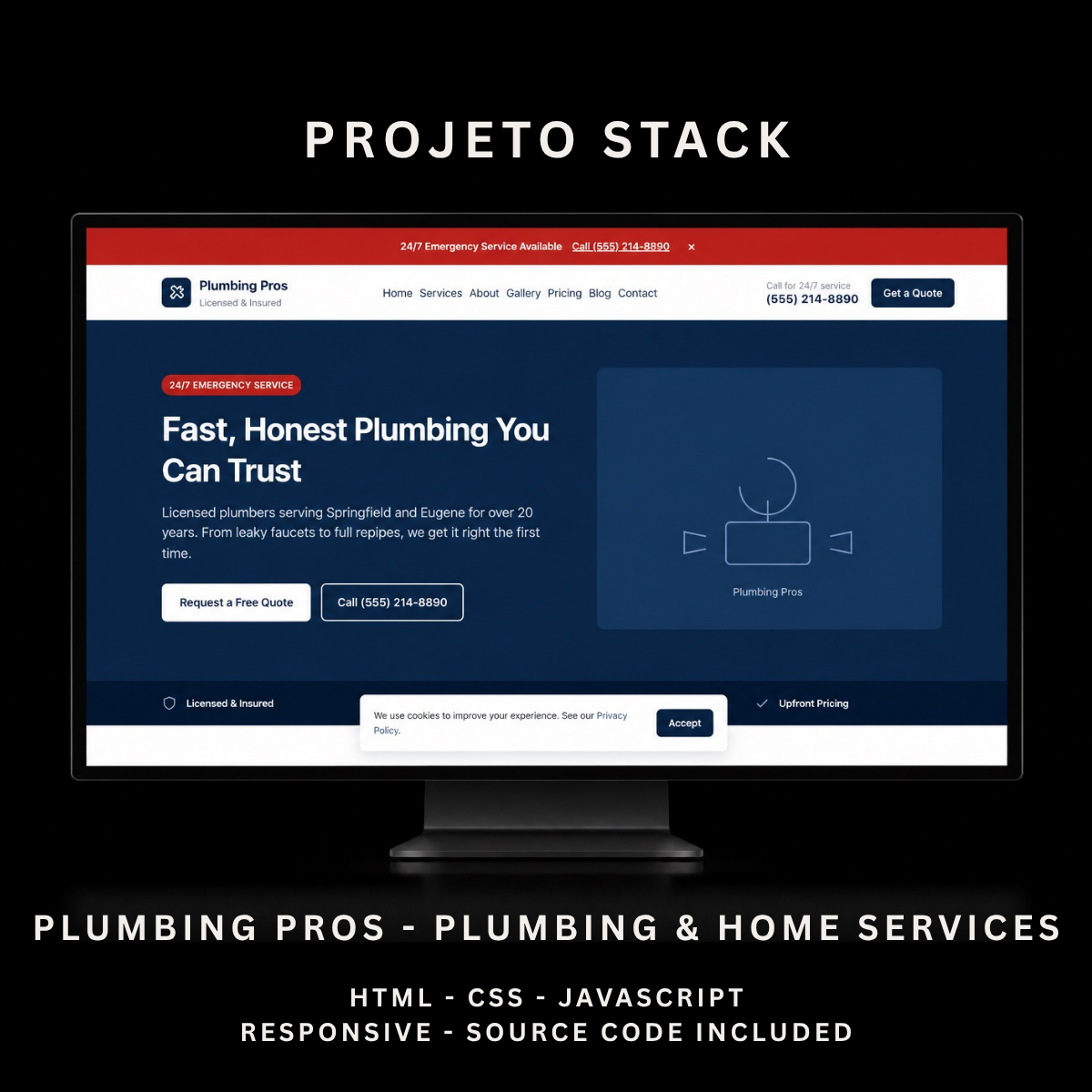 Plumbing Pros - Plumbing & Home Services HTML Website Template