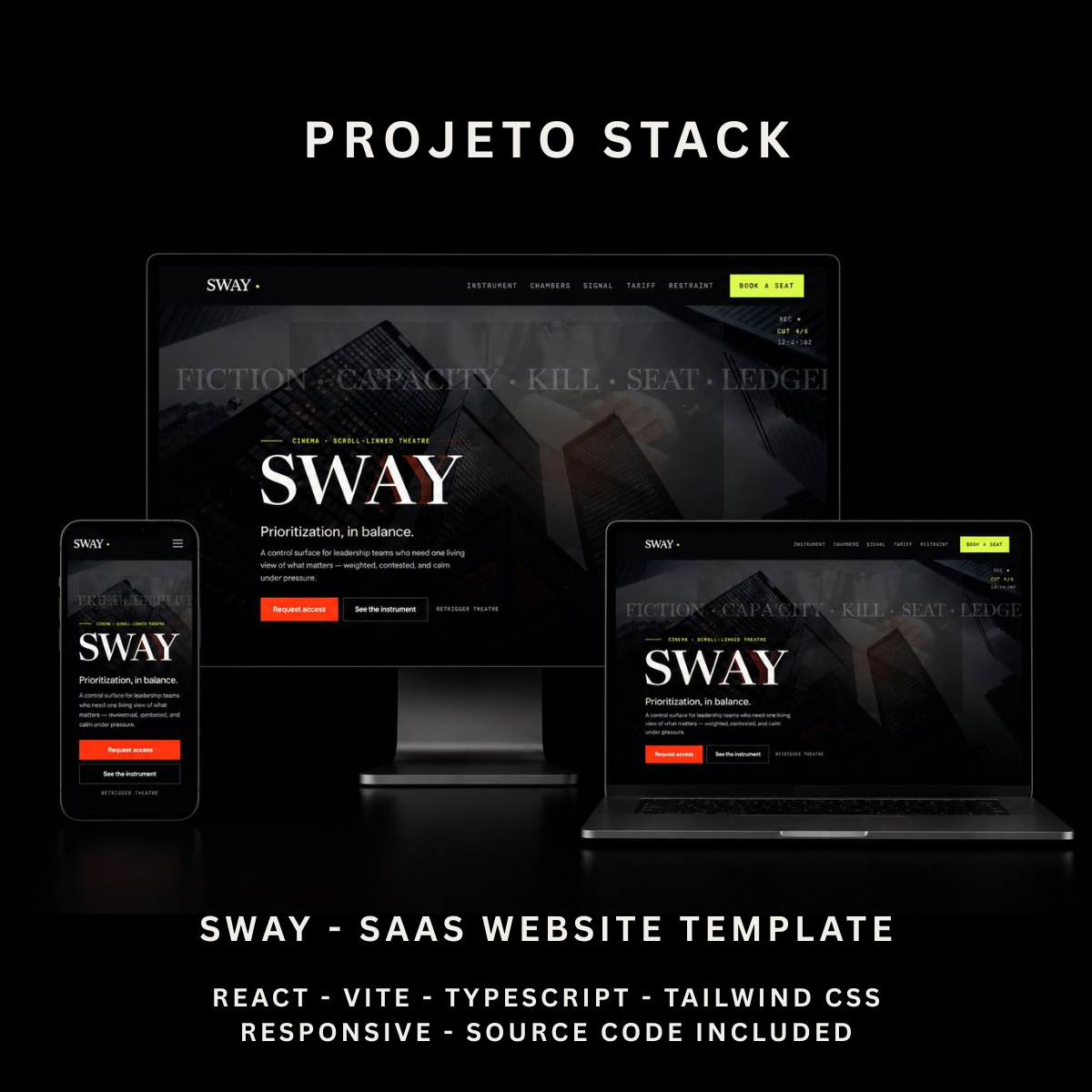 SWAY - SaaS Website Template