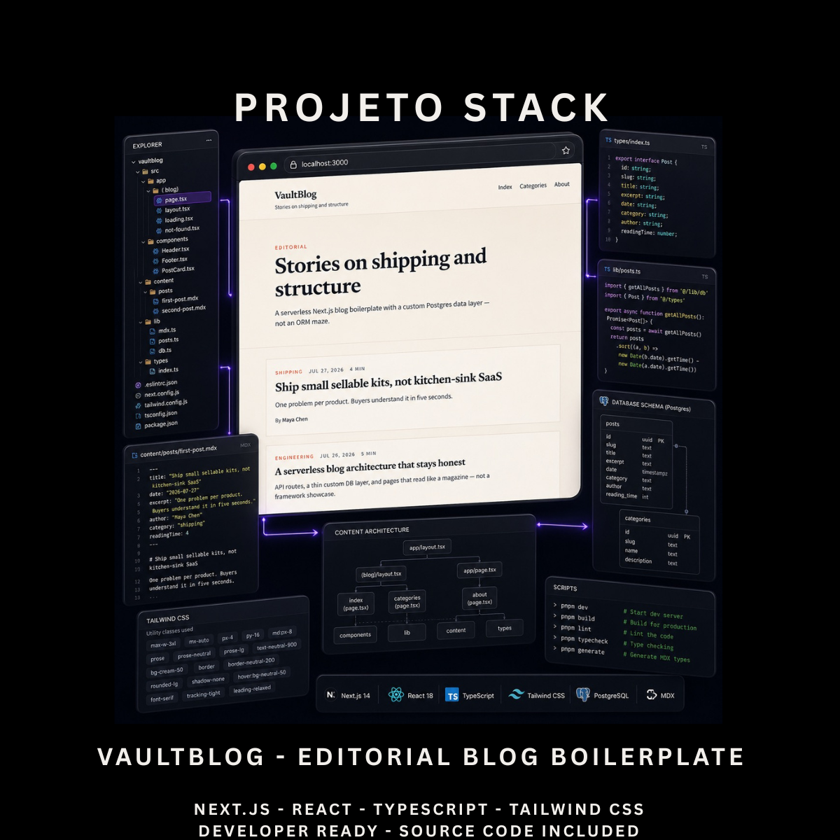 VaultBlog - Premium Editorial Blog Boilerplate