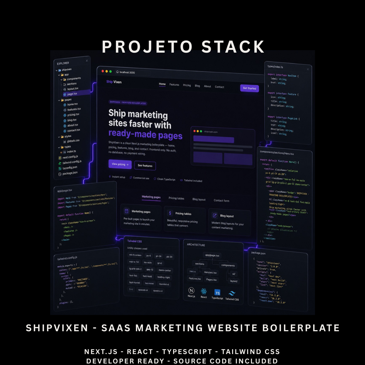 ShipVixen - Premium SaaS Marketing Website Template