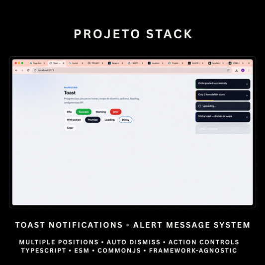 Toast - Premium JavaScript Notification Component