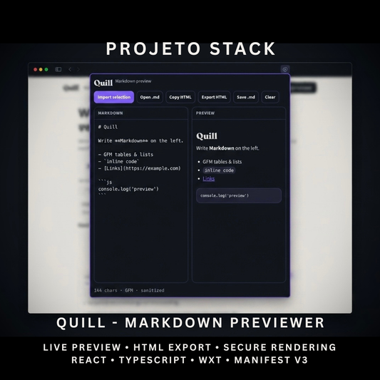 Quill - Markdown Previewer