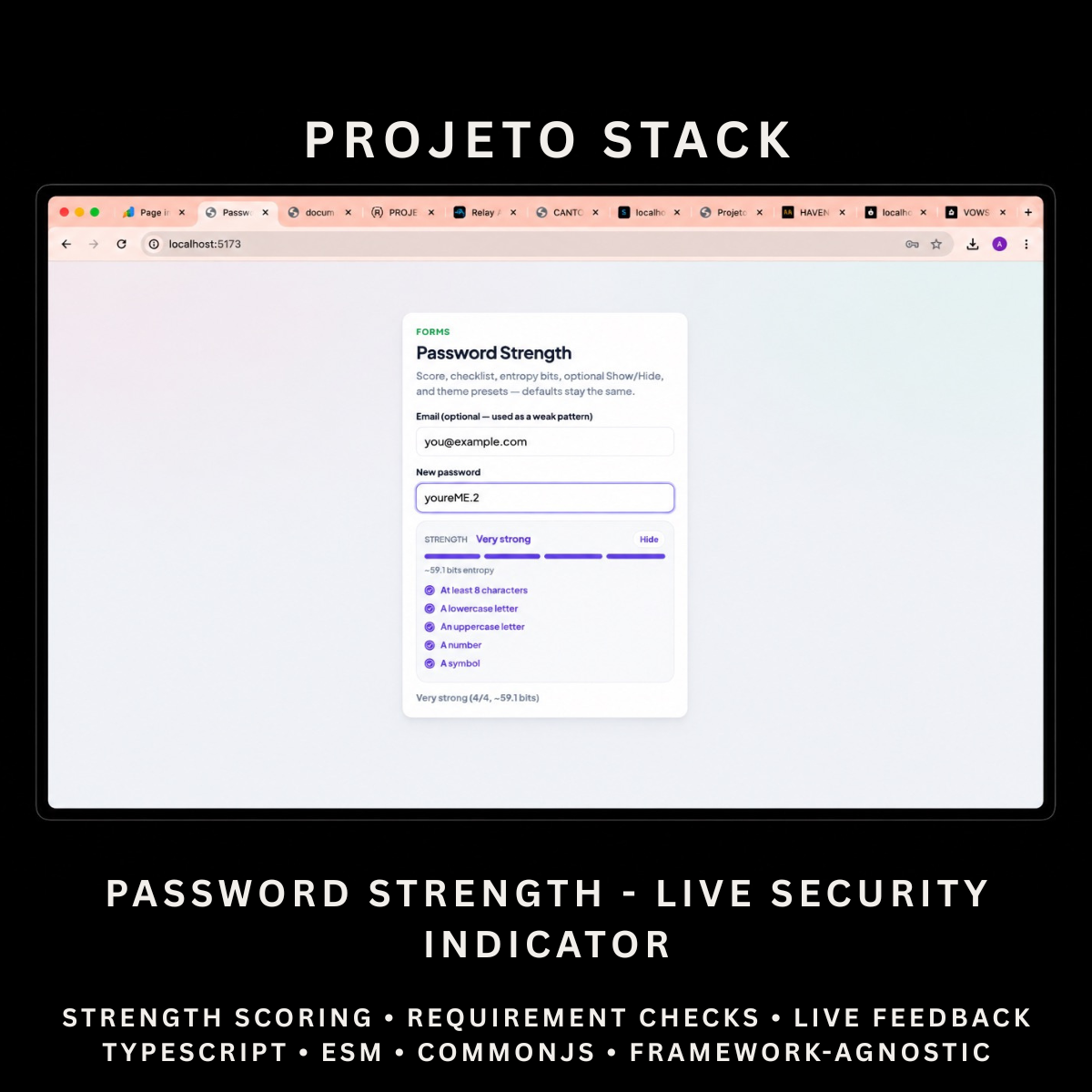 Password Strength - Premium JavaScript Password Validation Component