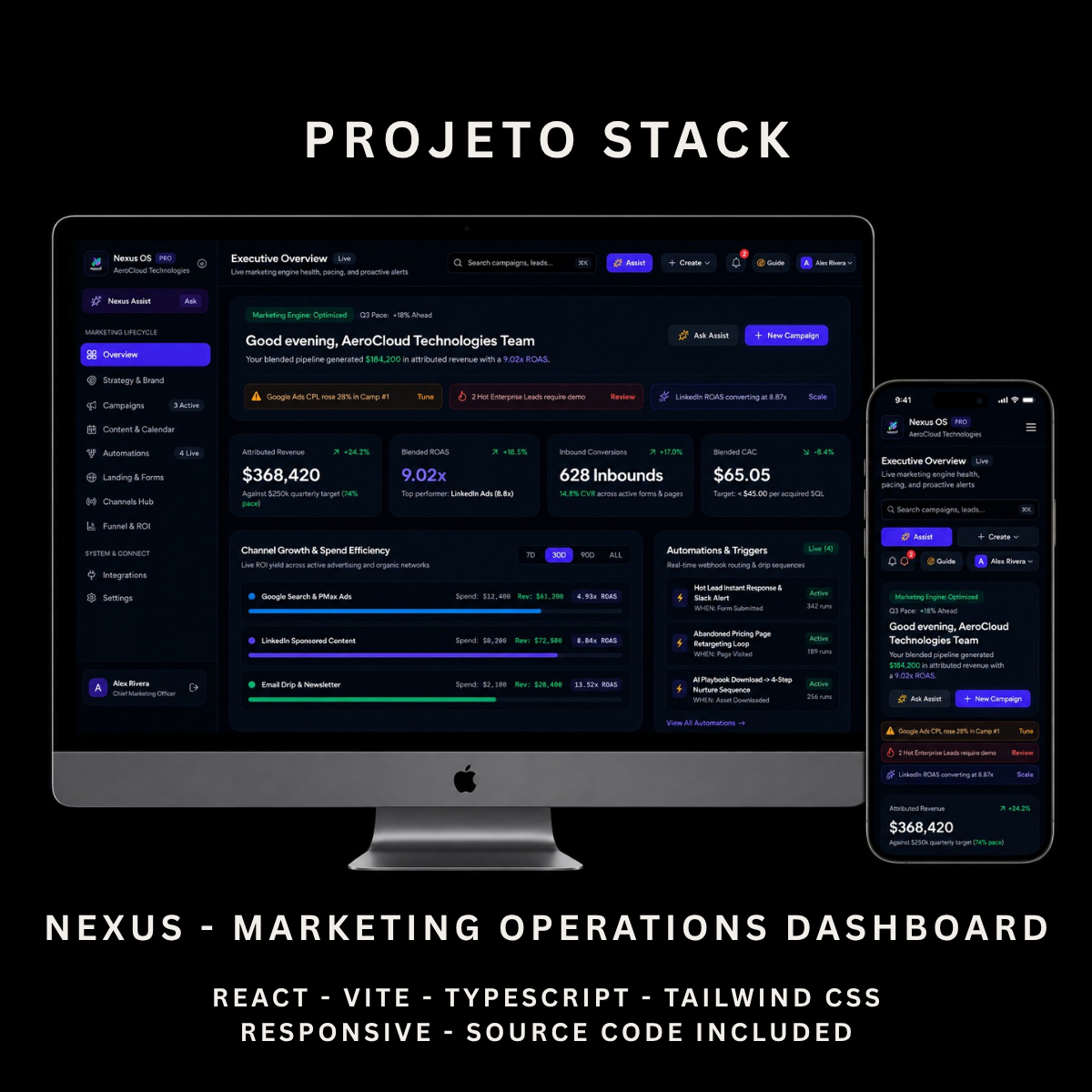 NEXUS - Marketing Operations Website Template