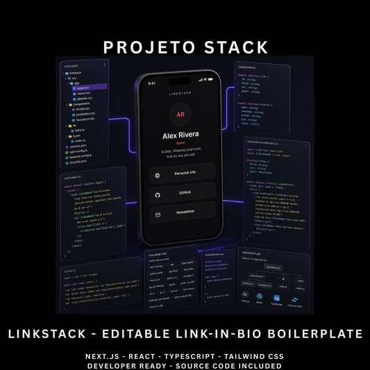 LinkStack - Premium Next.js Link in Bio Boilerplate