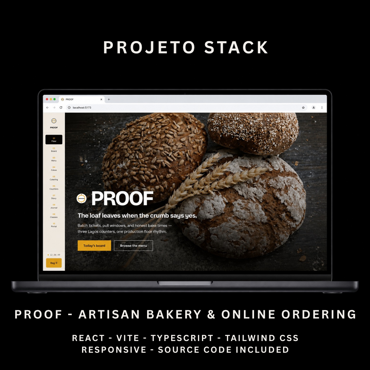 PROOF - Bakery Website Template