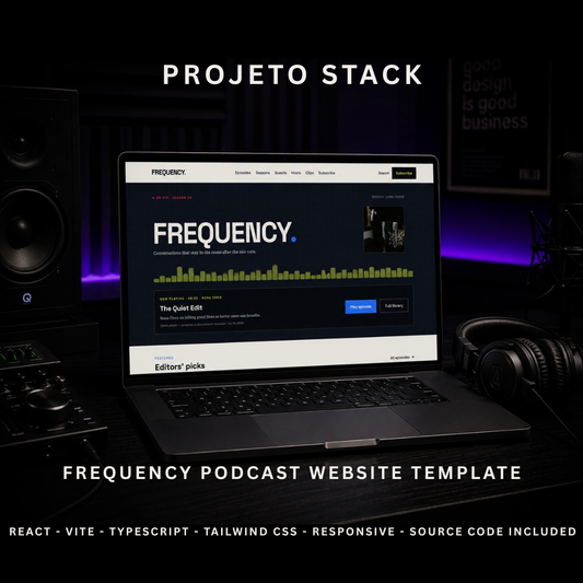 FREQUENCY - Premium Podcast Website Template