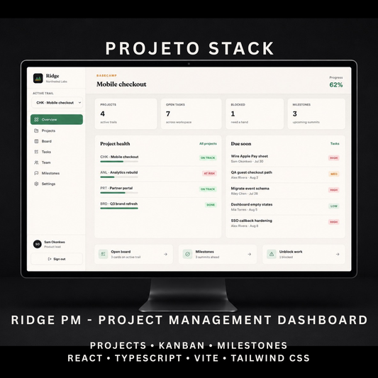 Ridge - Project Management Dashboard Template