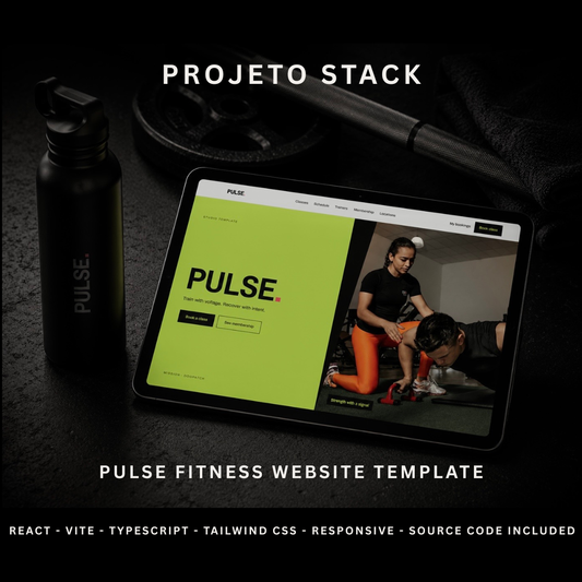 PULSE - Premium Fitness Studio Website Template